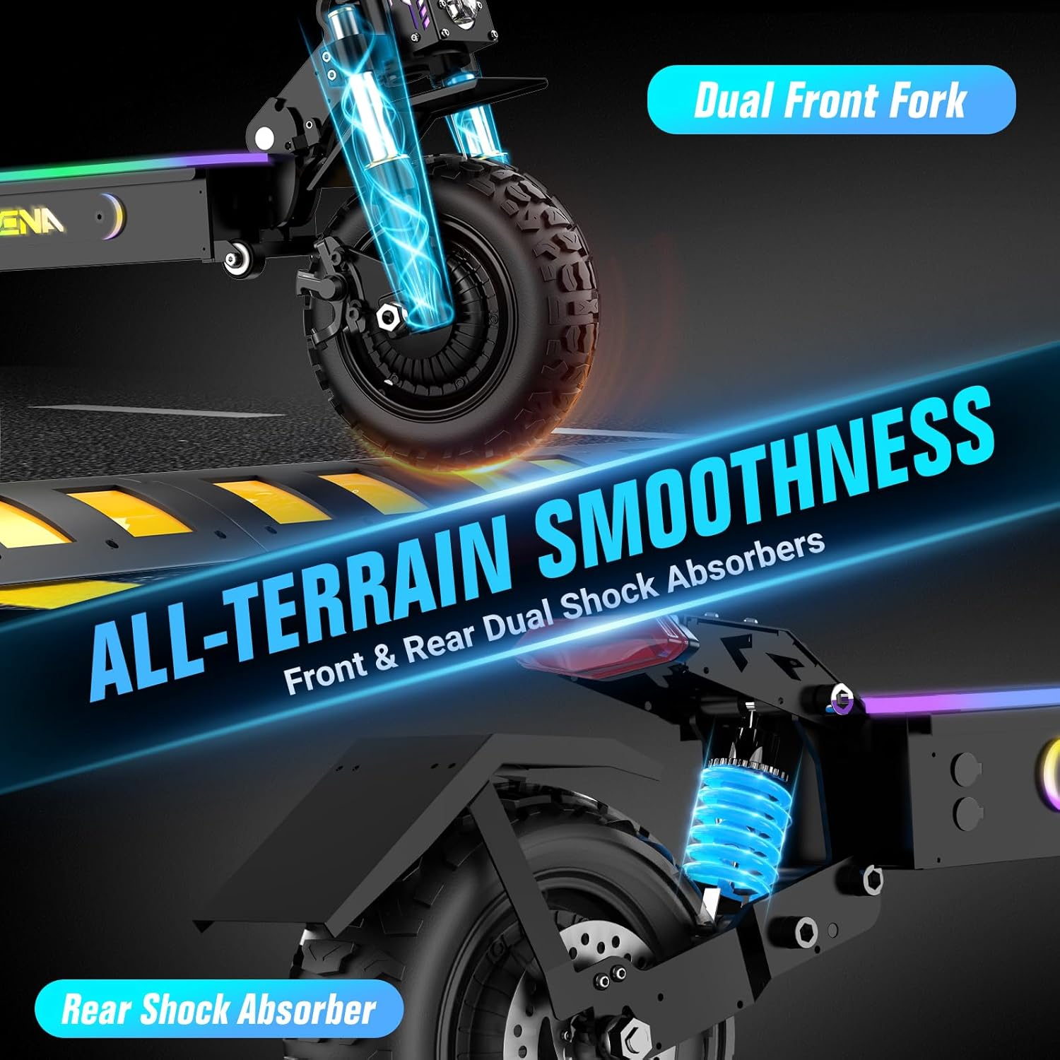 ONECNA GT7 Elektrische Scooter - 60V 5600W Dual Motor Electric Scooter recensie en prijs