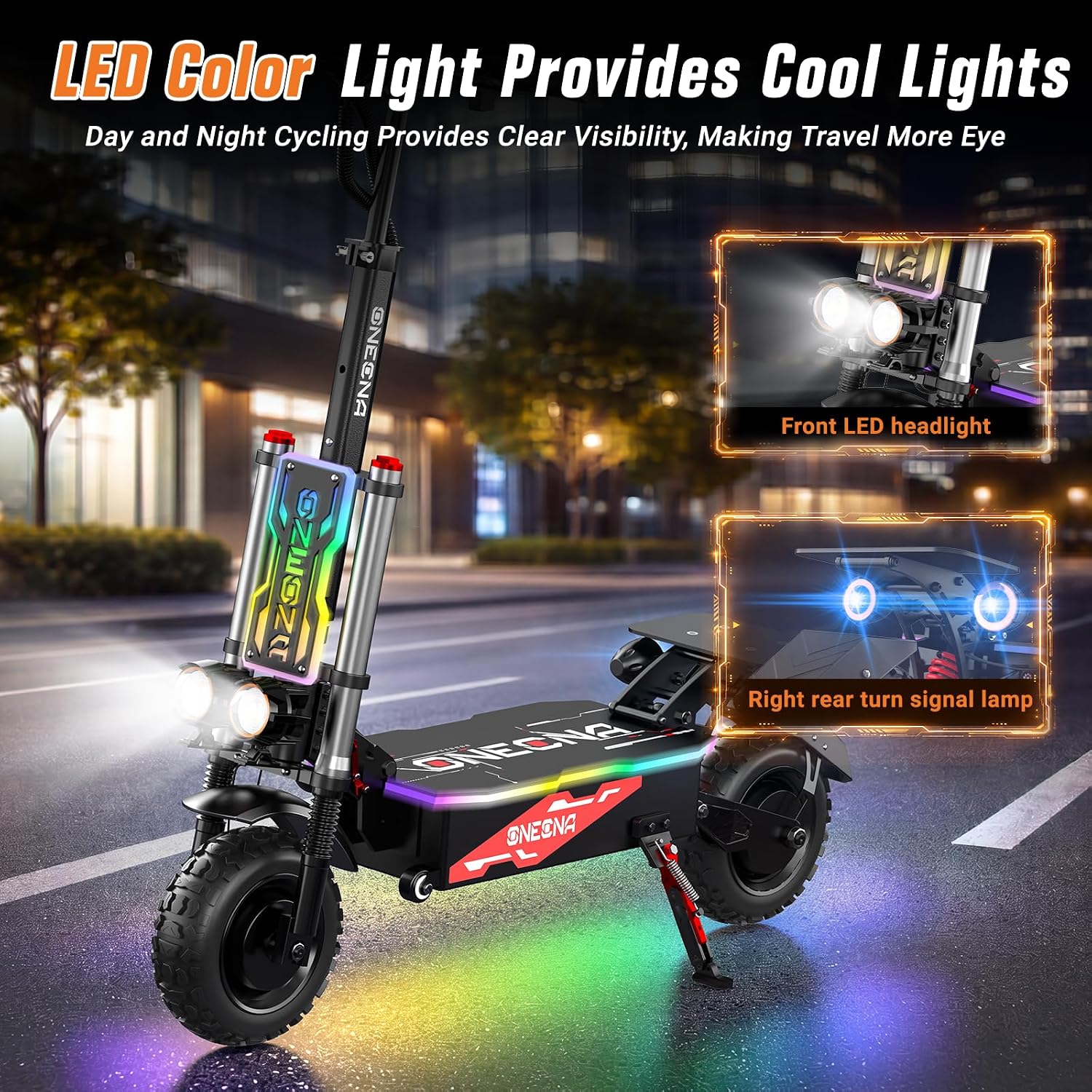 ONECNA GT8PRO elektrische scoo - 60V 5600W Dual Motor Electric Scooter recensie en prijs