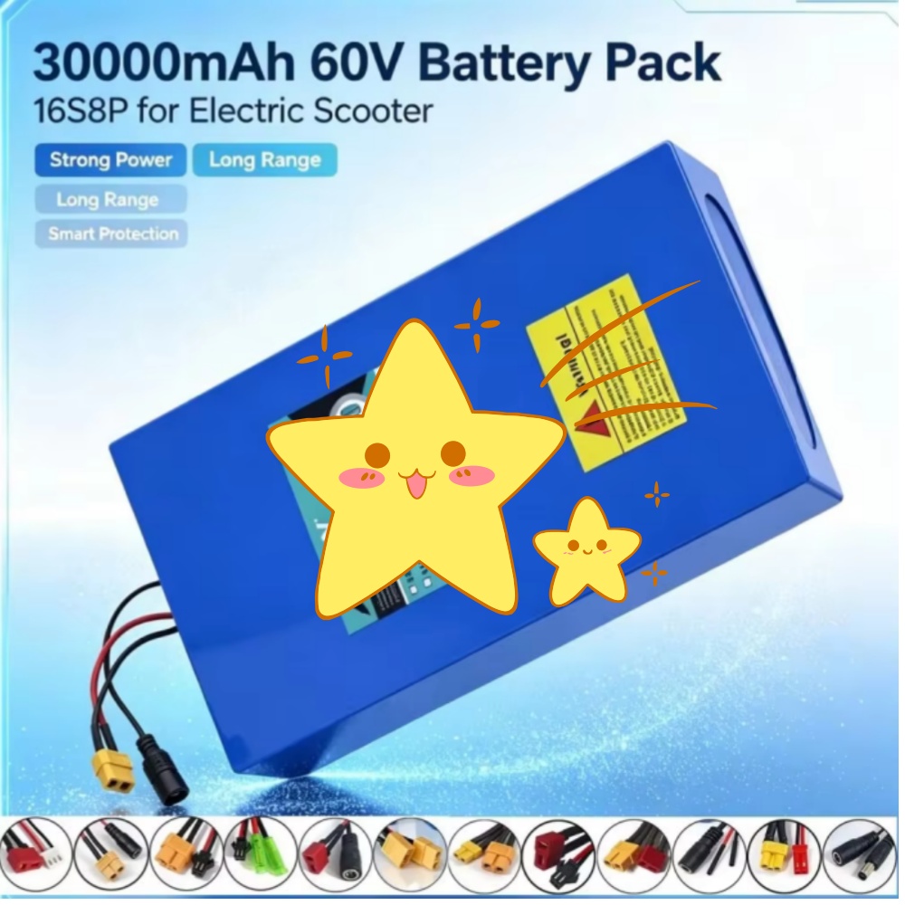 16S8P 1000W-3000W 60V 30Ah kra - 60V 30Ah Electric Scooter Battery recensie en prijs